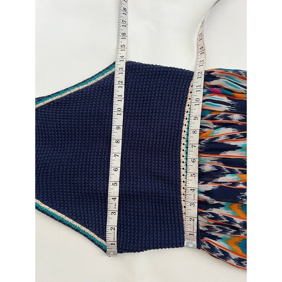 Xhilaration crochet maxi dress multicolor size Small halter bohemian Festival - Picture 6 of 8